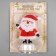 Light picture on the stand "Santa Claus" 11 cm, batteries, glow warm white