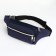 Lightning waist bag, 2 outer pockets, blue color
