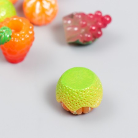 Decor for creativity plastic "citrus fruits and berries" set 7 pcs-2
