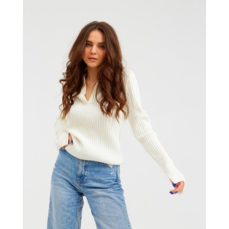 Jumper with V Gorlovina Mist, p. 40-42, white-1