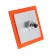Stationary watering can, square z0152, 15x15 cm, 1 mode, plastic, orange/chrome color