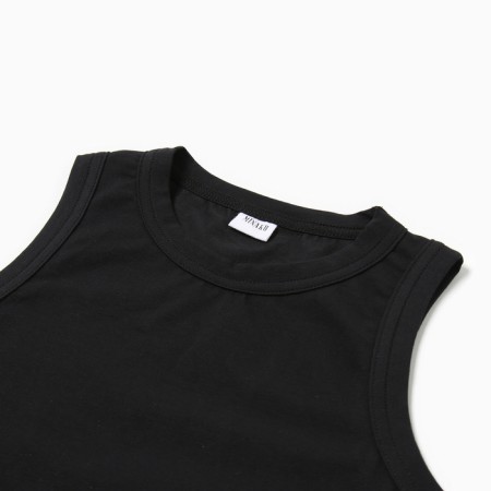 T-shirt female Minaku: Basic Line Black Color, Rr. 46-4