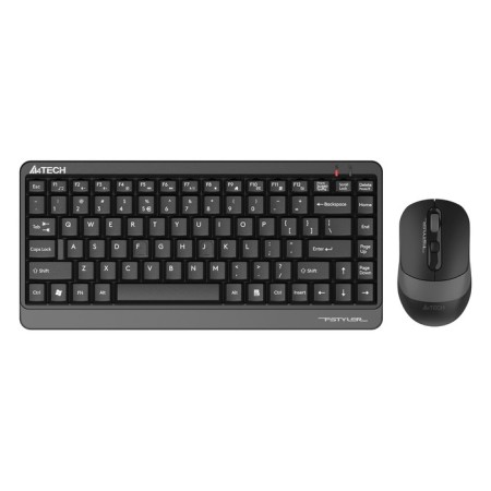 Keyboard + Mouse A4Tech FSTYLER FG1110 CLAV: Black/Gray Mouse: Black/Gray USB Wireless 106853