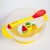Set for feeding "For mom and dad", 3 subjects: 350 ml bowl on the suction cup, cover, spoon, color mix