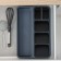 Tray for cutlery, 40 × 26 × 5.1 cm, 6 departments
