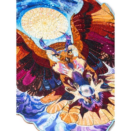 Wooden puzzle "Wise owl", size L - 29.5 × 37.8 cm, 173 details-3