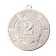 Prize medal 197 diam 5 cm. 2 place. Color ser. Without a tape