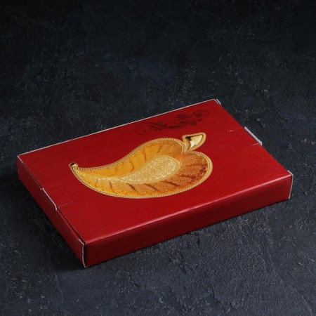 Fruit stand "Sheet silver", 22 × 12 × 2.5 cm, silver color-4