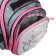 Frame backpack 39 x 29 x 17 cm, Across 410, filling: bag, pencil case, gray/pink ACR22-410-11