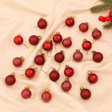 Set of balls plastic D-3 cm, 24 pcs 