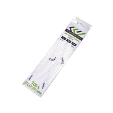Equipment feeder fluorocarbon asymmetric loop 40cm 2pcs.