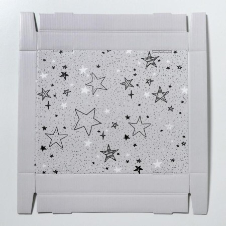 Gift folding box, packaging, “starry joys”, 31.2 x 25.6 x 16.1 cm-5