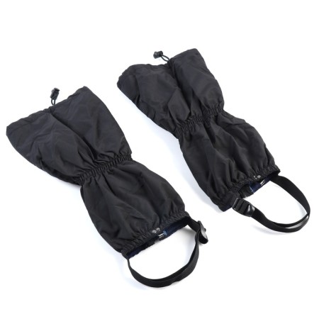 Gamashi protective, tourist "hunter" with a lodge from fleece, black-1
