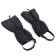 Gamashi protective, tourist "hunter" with a lodge from fleece, black