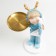 Souvenir Polystone stand "Baby with paper aircraft" Blue 35x21x13 cm