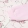 Details for children with open legs, pink color/hares, height 68