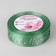 Satin tape "From March 8!", 25 mm × 23 ± 1 m, green color