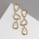Earrings with pearls "harbor" consciousness, color gold