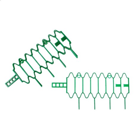 Builder for strawberries, d = 15 cm, h = 18 cm, plastic, set 10 pcs., Green, "Wave"-2