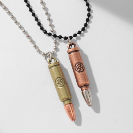 Kulons of unisex "Demetrons" bullet, colored, 47 cm-1
