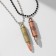Kulons of unisex "Demetrons" bullet, colored, 47 cm