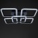 Causteen with PDU 59109/5 LED 150W 3000-6000K Dimmer black 56x56x12 cm Bayerlux