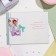 Postcard "Congratulations!" embossing, congruen, lilac envelope, 12.5x19.4 cm