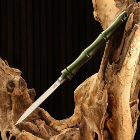 Knife "bamboo" steel - 420, handle - aluminum-1