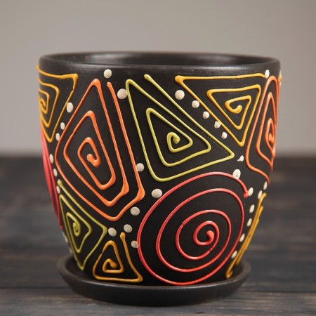 Flower pot "Rainbow" No. 6 High oval, 8.5 liters-1