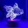 Light "Fish" Led RGB from the network 9.5x15x16.5 cm Risalux