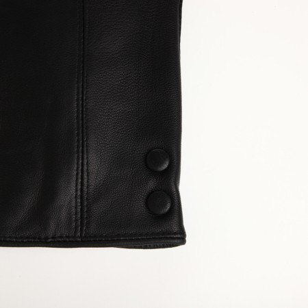 Female gloves, size l, with insulation, black color-2