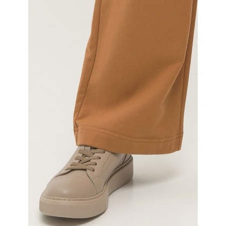 Pants for girls, height 116 cm, brown color-3