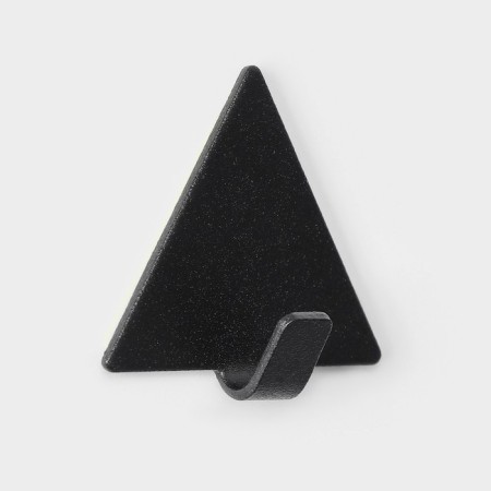 Set of metal self -adhesive hooks Savanna Black Loft Pyramid, 4 pcs, line 4 cm-3
