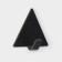 Set of metal self -adhesive hooks Savanna Black Loft Pyramid, 4 pcs, line 4 cm