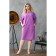 Female dress, size 56, purple color