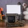 Clock - desktop an alarm clock with a photo frame, di -6 cm dial, 15 x 10 cm, aa