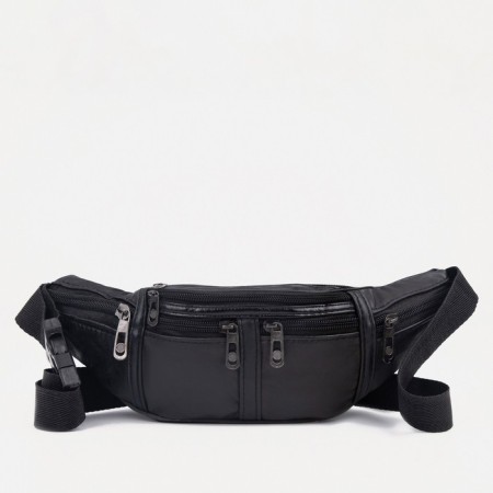 Lightning waist bag, black color