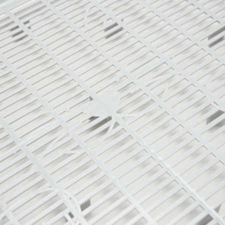 Toilet with a grid, 45x34x15 cm, gray-7