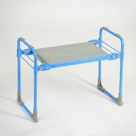 Bench-shift garden nika, folding, 56x30x42.5 cm, blue, load up to 100 kg-3