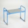 Bench-shift garden nika, folding, 56x30x42.5 cm, blue, load up to 100 kg
