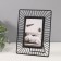 Photo frame metal in 1 photo 10x15 cm "Sun" black 18x23.7 cm