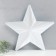 Figure "Star with faces" Big Blue metallic, half, 67.6x64.5 cm