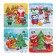 Puzzles 4 in 1 "New Year at the beast", 9, 16, 25, 36 elements