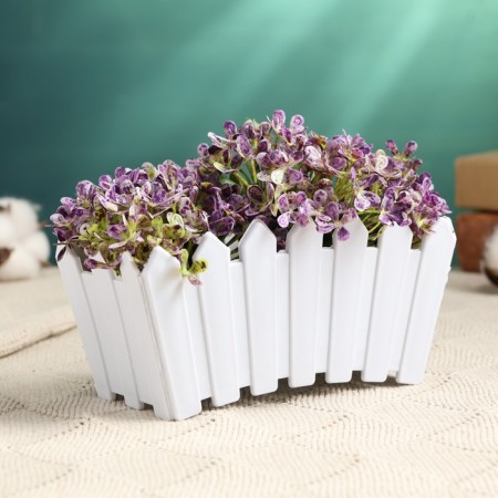 Kashpo "Edmund" white, 8.5x15x7cm