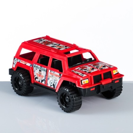 Plastic jeep machine 26 x 14 x 10 cm, mix