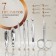 The manicure set of "delicate peonies", 7 items, in a case
