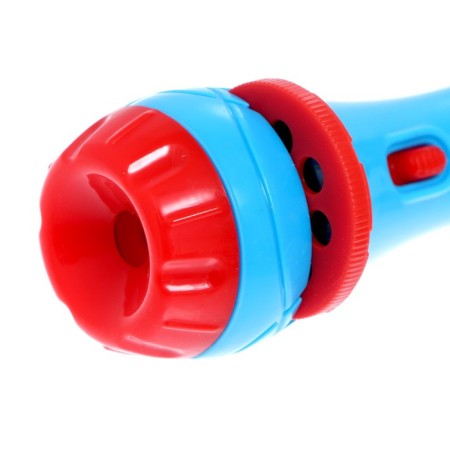 Developing “Funny Projector” toy with a flashlight, 4 slides, 32 pictures, mix-2