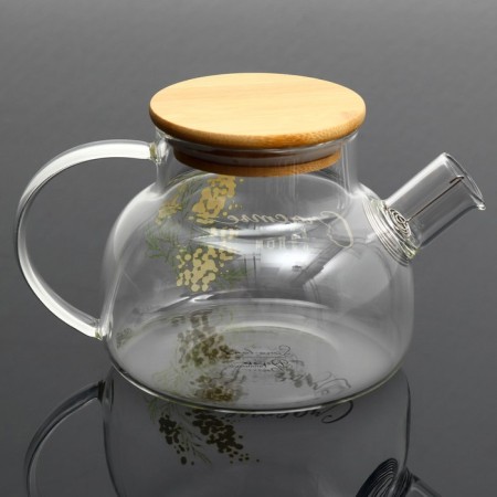 The kettle "Happiness is near. Tender mimosa ", 800 ml-2