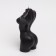 Figure candle "Women's bust", 6x14 cm, black, 4 hours