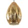 Lamp Bayerlux "Tosso" E27 40W gold 15x15x26-126 cm